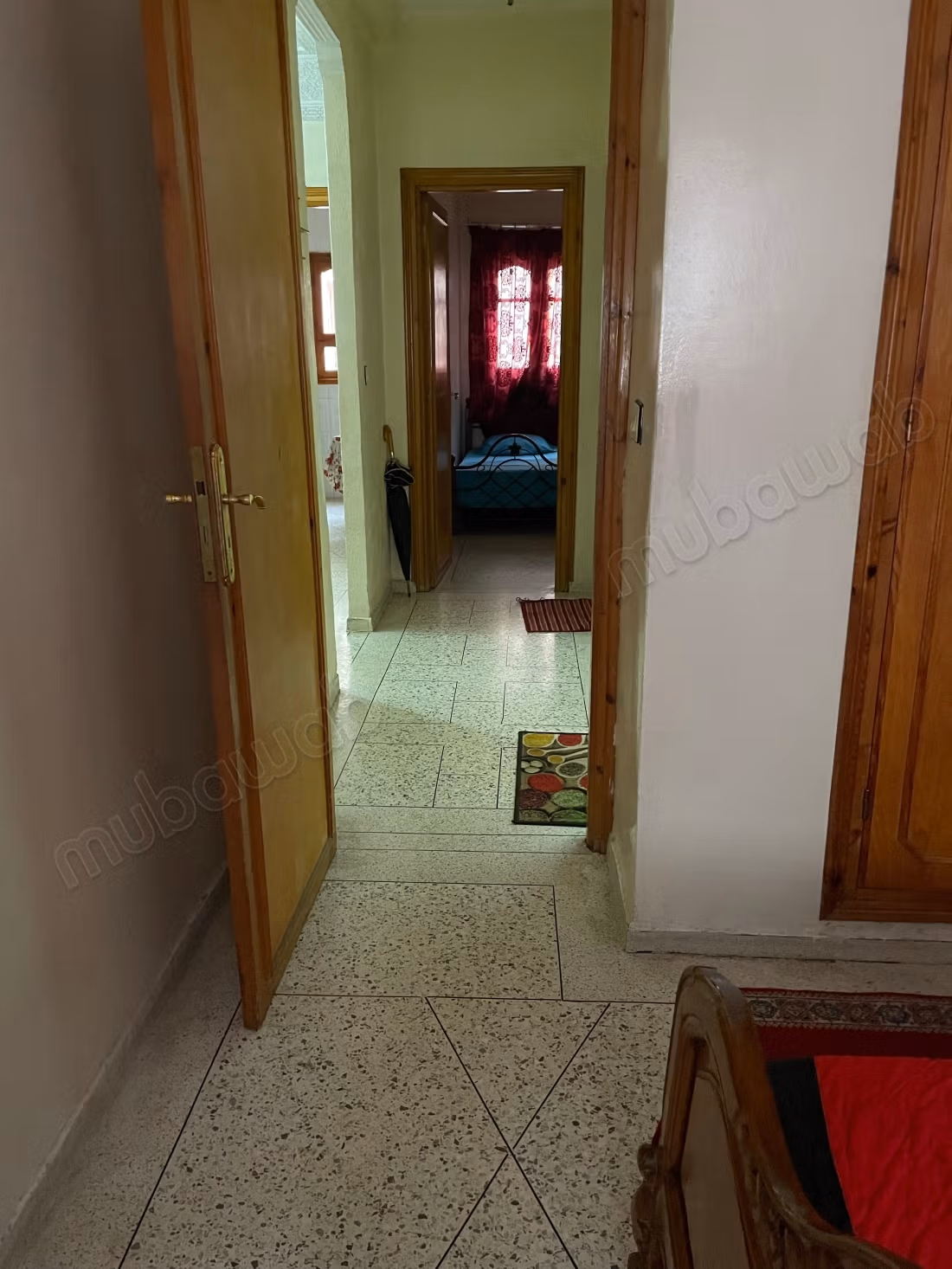 Location d'un appartement à Narjis. 
2 belles chambres. 
Meublé