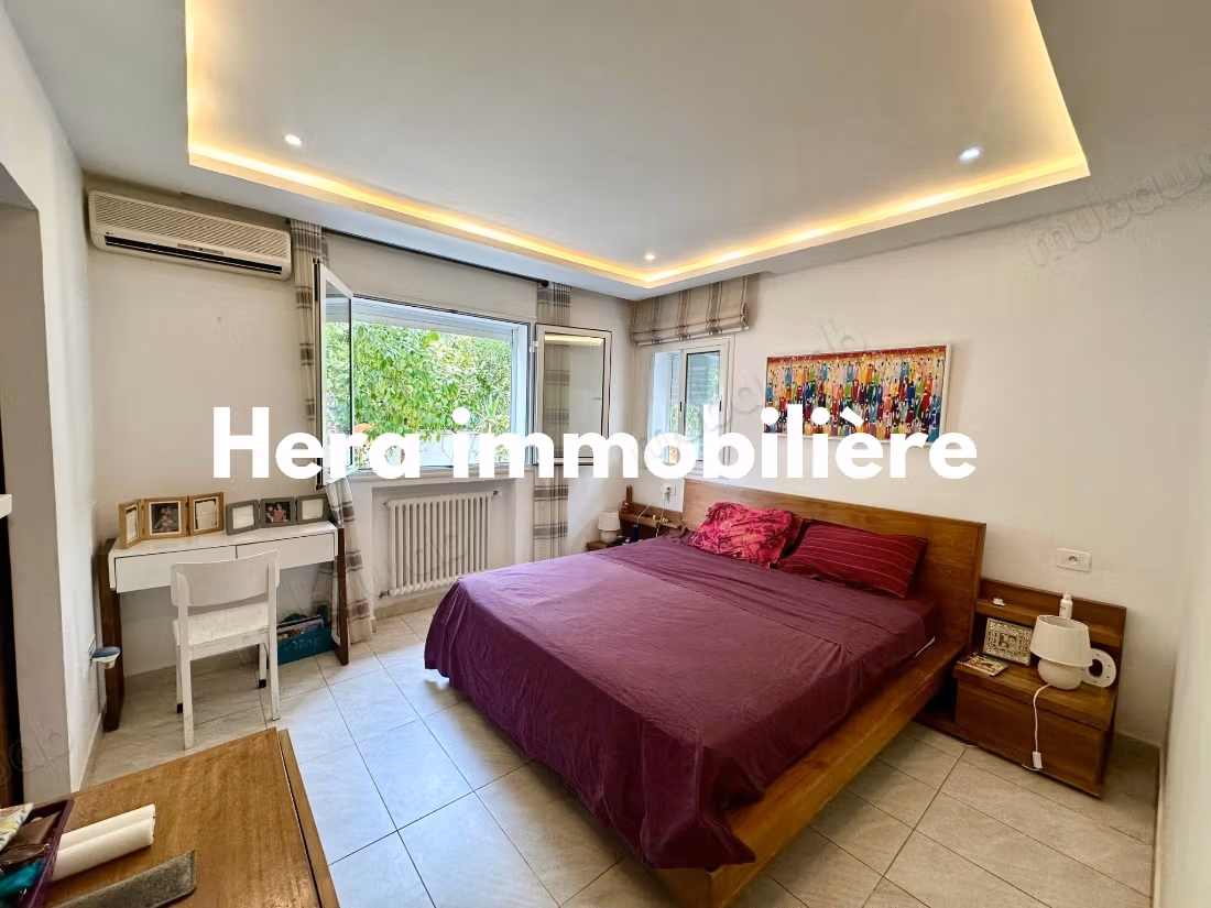 À louer rdc de villa meublé à Carthage