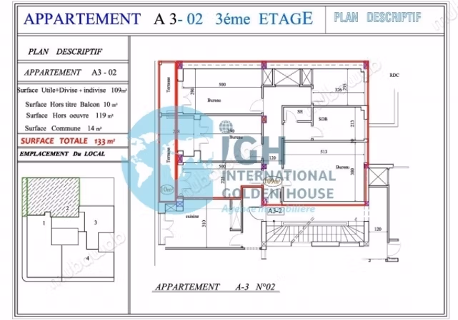 Appartement s2 à vendre