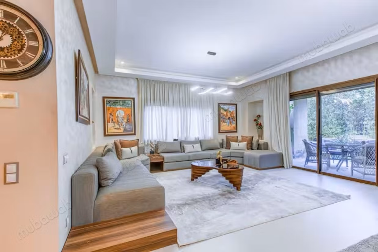 Venta de villa de lujo en la Ruta de Tahanaout. 4 habitaciones. Piscina, aire acondicionado