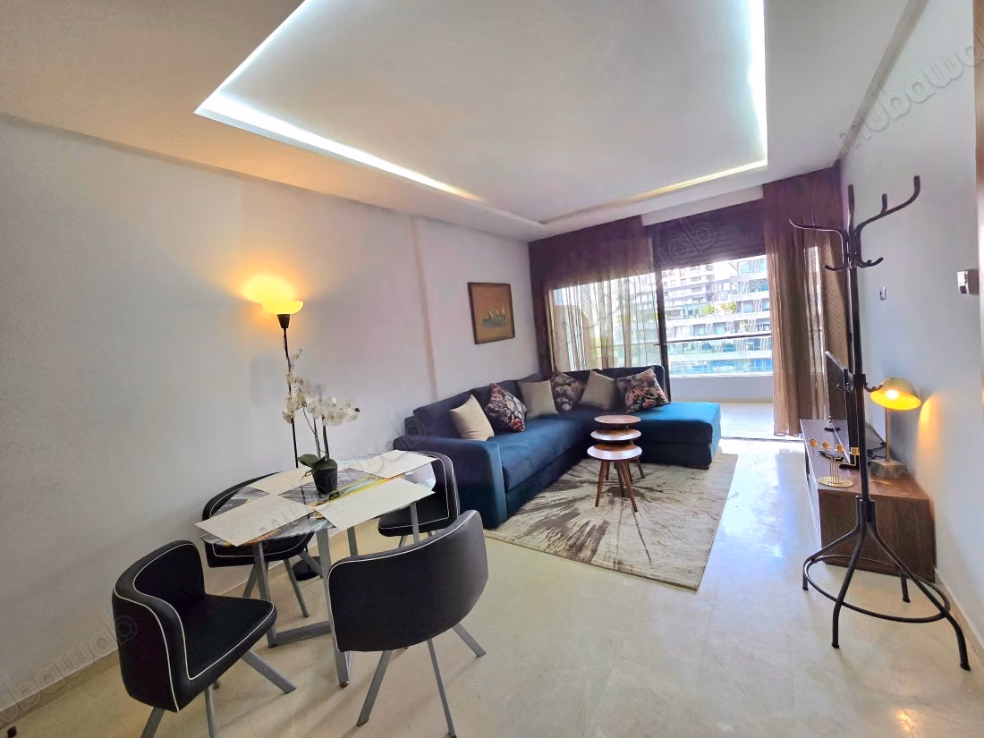 Appartamento in affitto a Casablanca Finance City. 2 camere confortevoli. Arredato