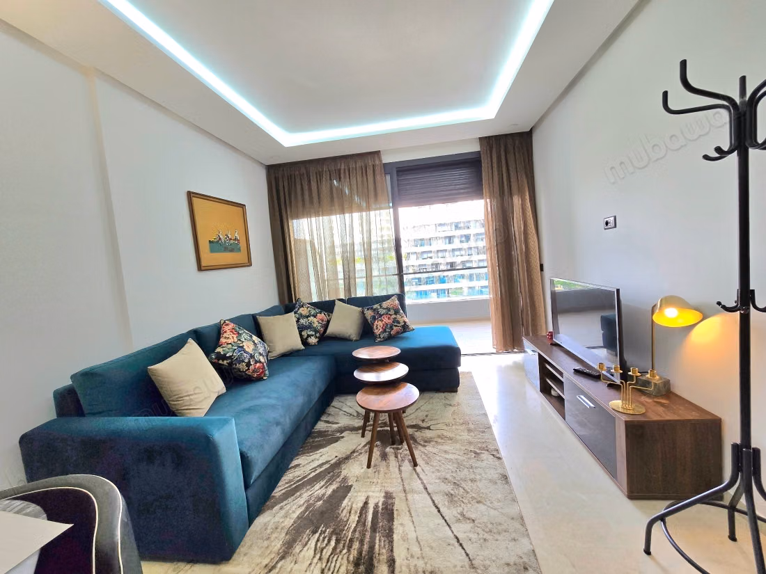 Appartamento in affitto a Casablanca Finance City. 2 camere confortevoli. Arredato