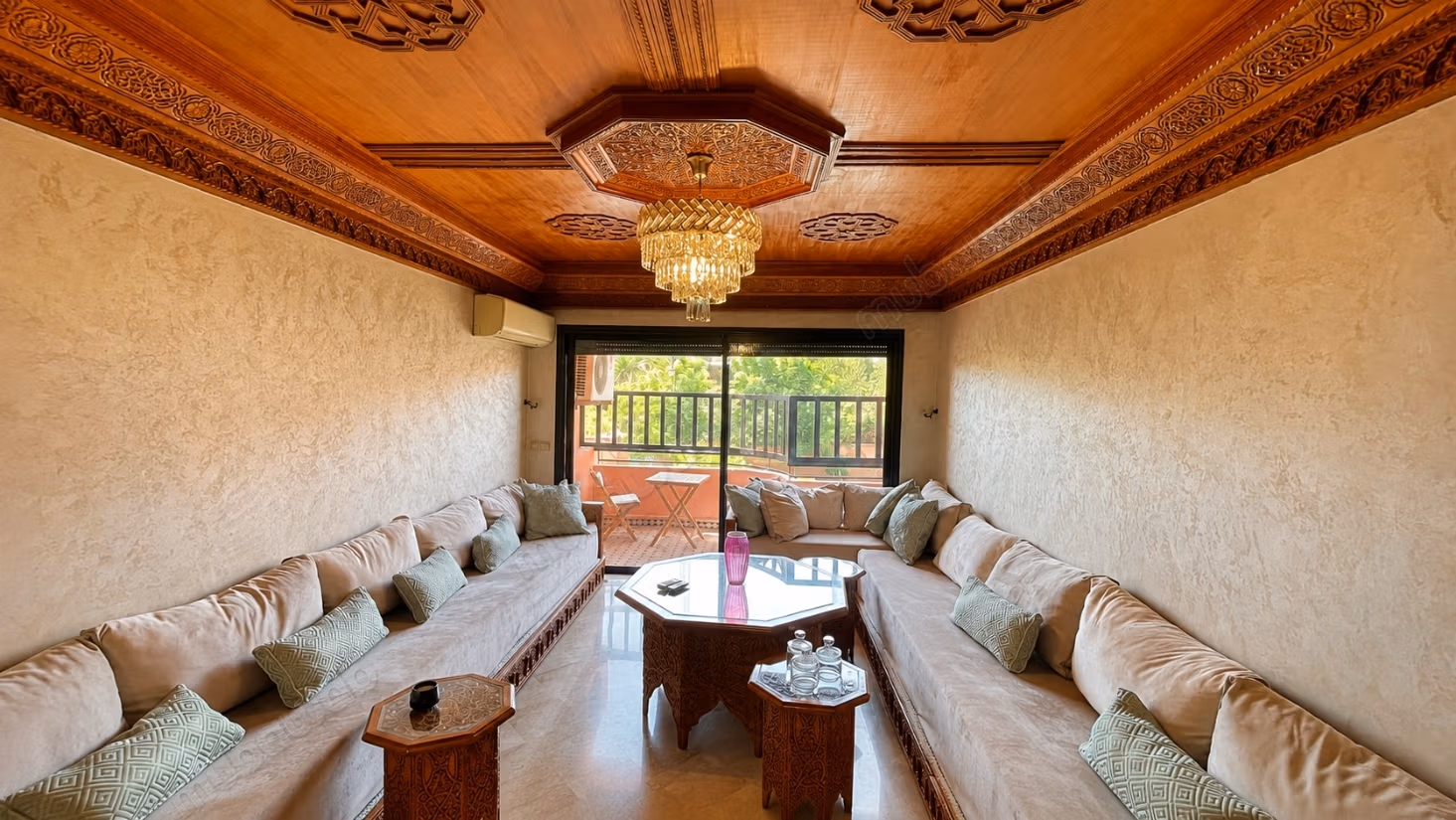 Appartamento 124m² 2camere Arredato Guéliz Av. Khattabi