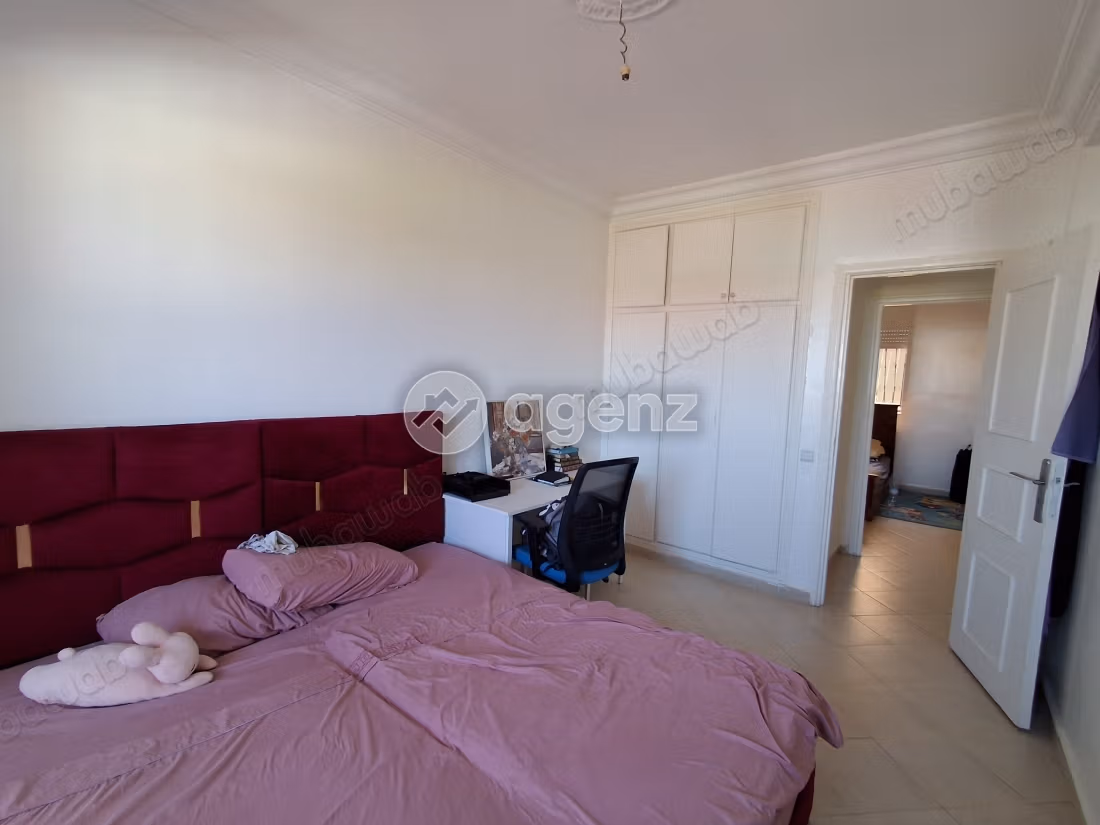 Appartement à vendre 111 m², 3 chambres 
Residence lamia 
Skhirate 
Témara