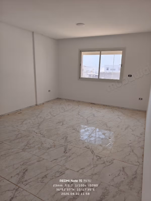 Bel appartement en location à Bhar Lazreg. 
2 chambres