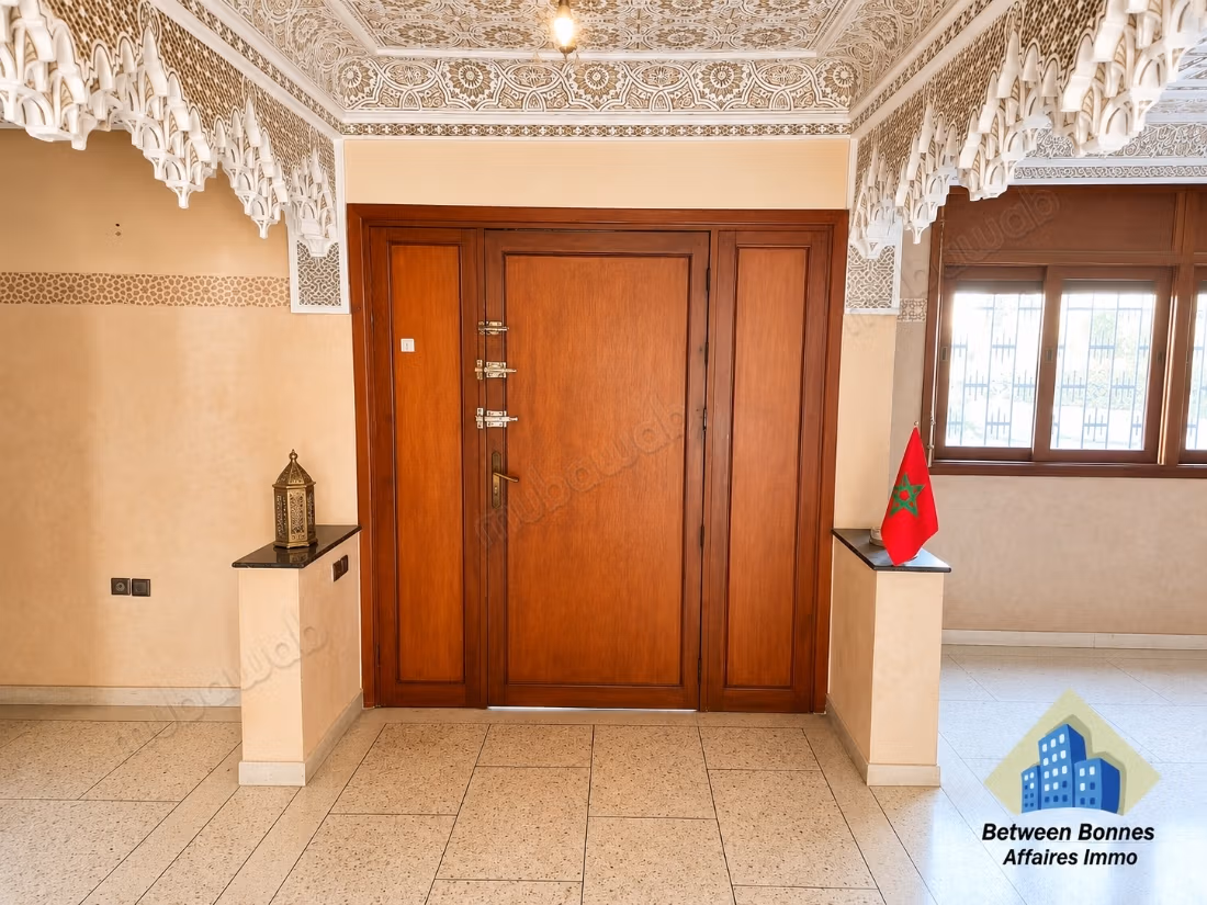Villa 6ch entre 2 grands boulevards à Hay Riad