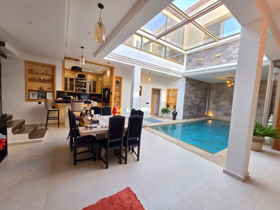 Villa in stile riad con piscina nella palmeraie