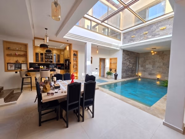Villa in stile riad con piscina nella palmeraie