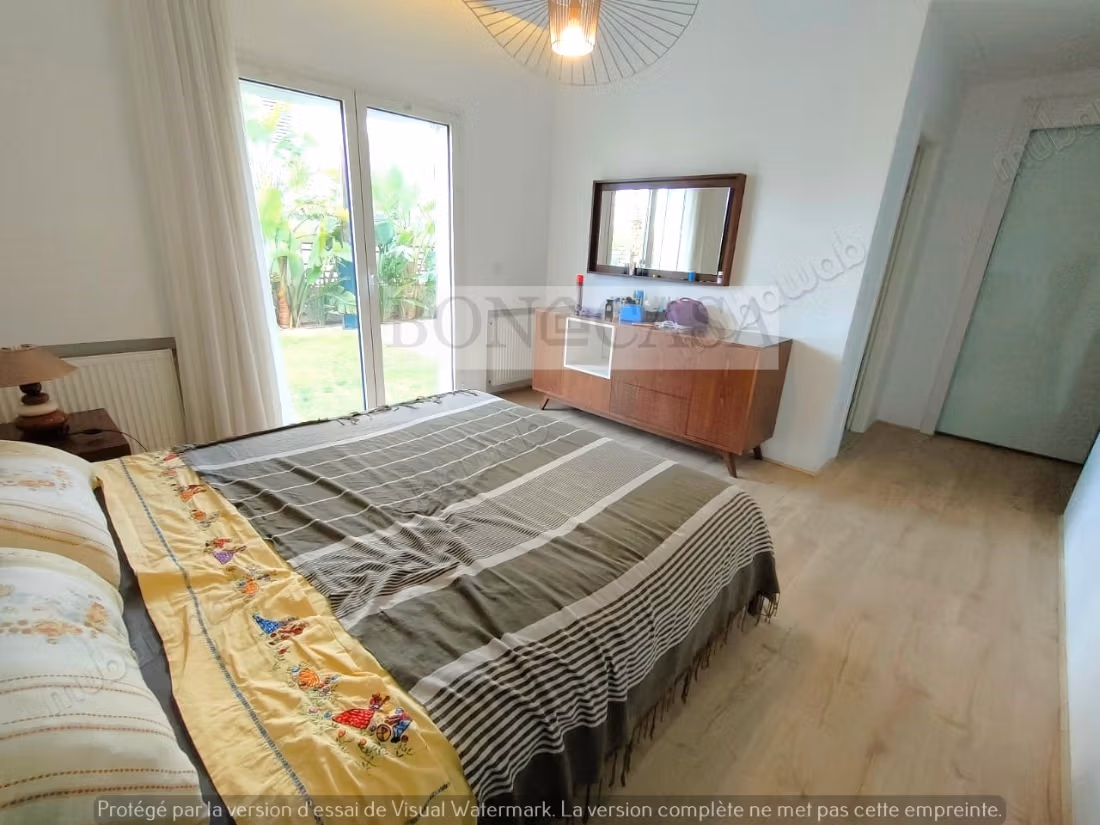 S4 Meublé avec piscine&jardin à louer à la Marsa