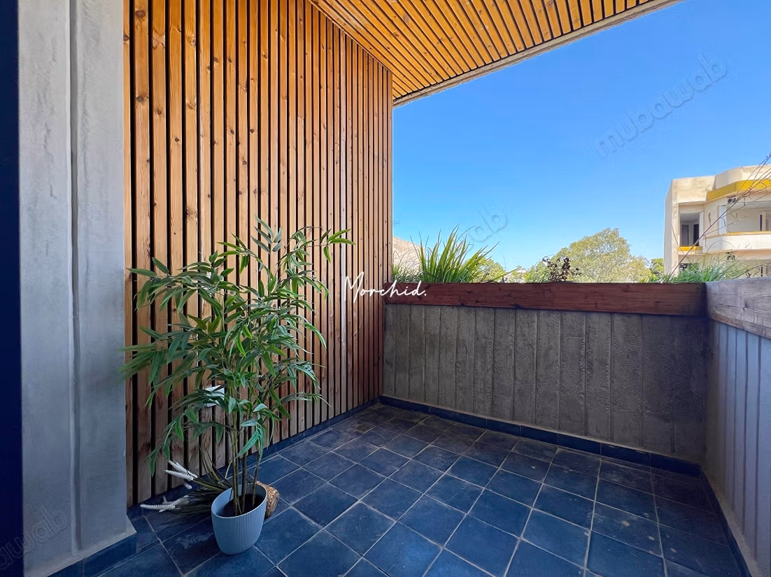 De oase locatie van een gemeubileerd appartement