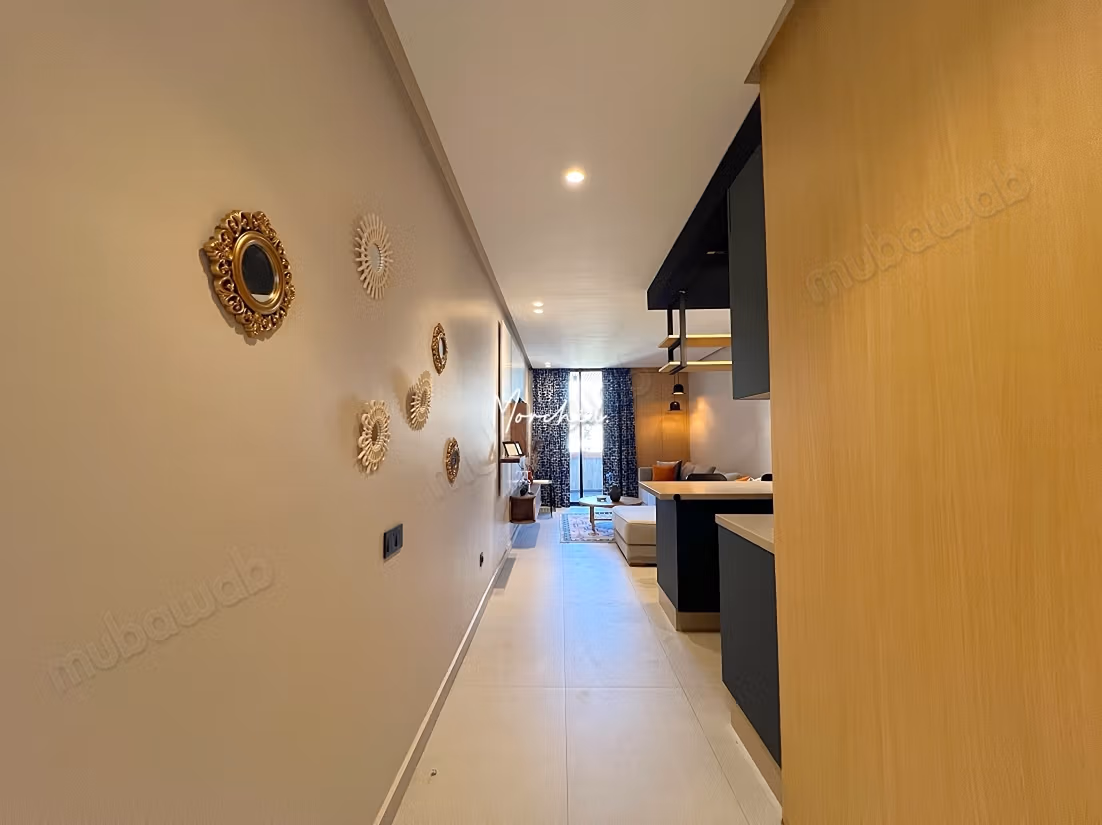 De oase locatie van een gemeubileerd appartement
