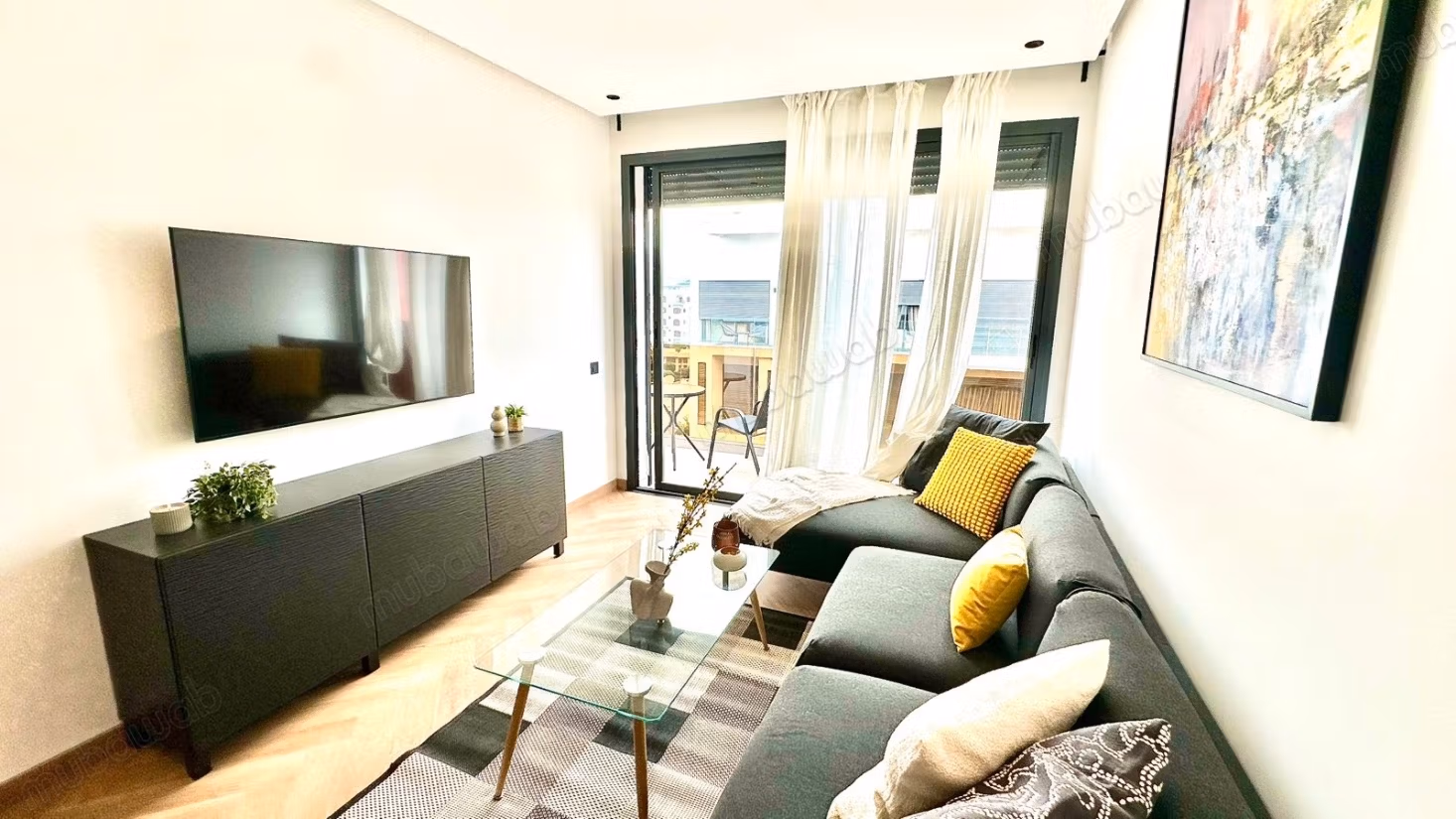 Location d'un appartement à Les princesses. 1 chambre. Bien meublé