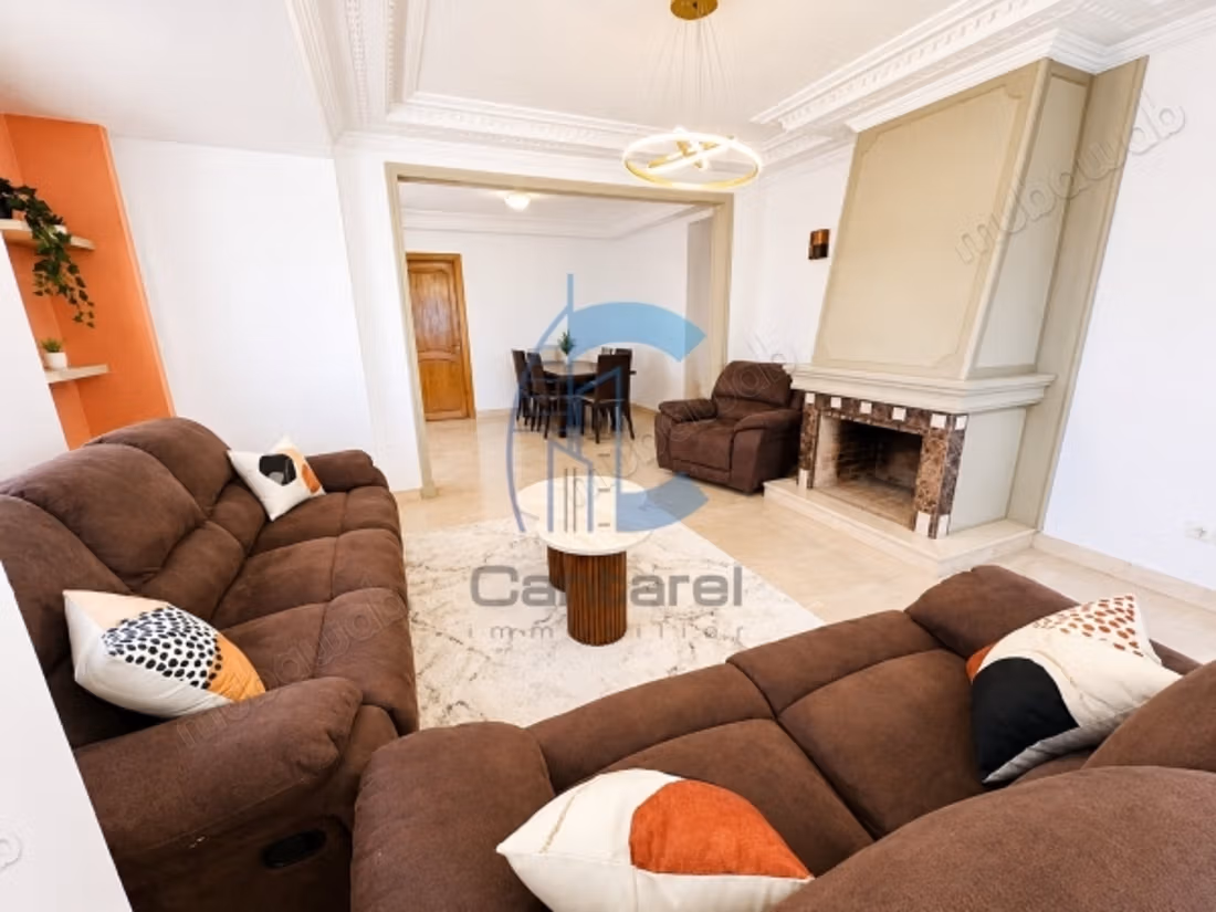 Furnished apartment overlooking – top floor – mine