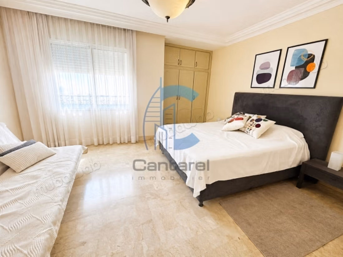 Furnished apartment overlooking – top floor – mine