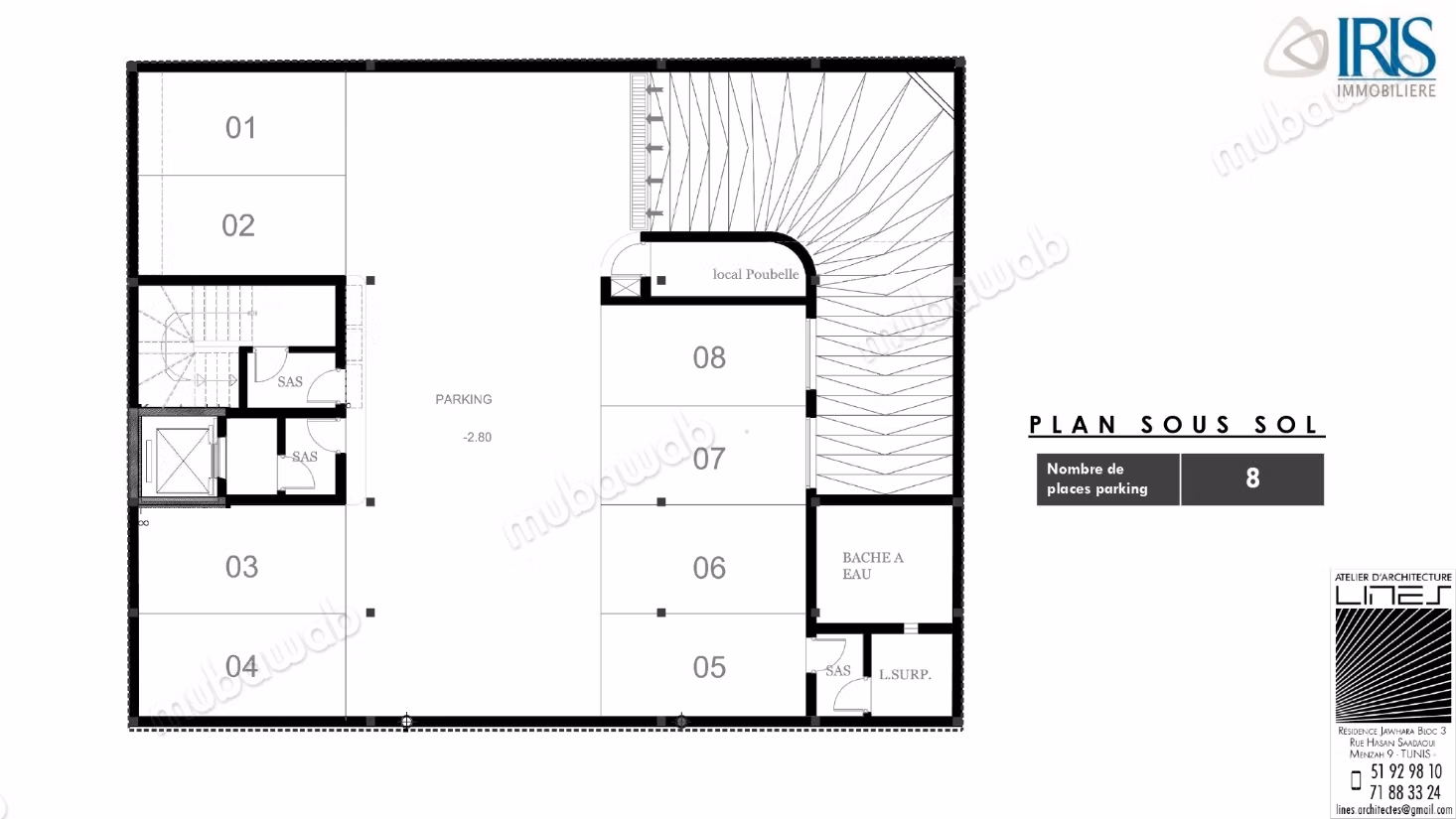 Plateau de bureau Immeuble DAMASCO Belvedere
