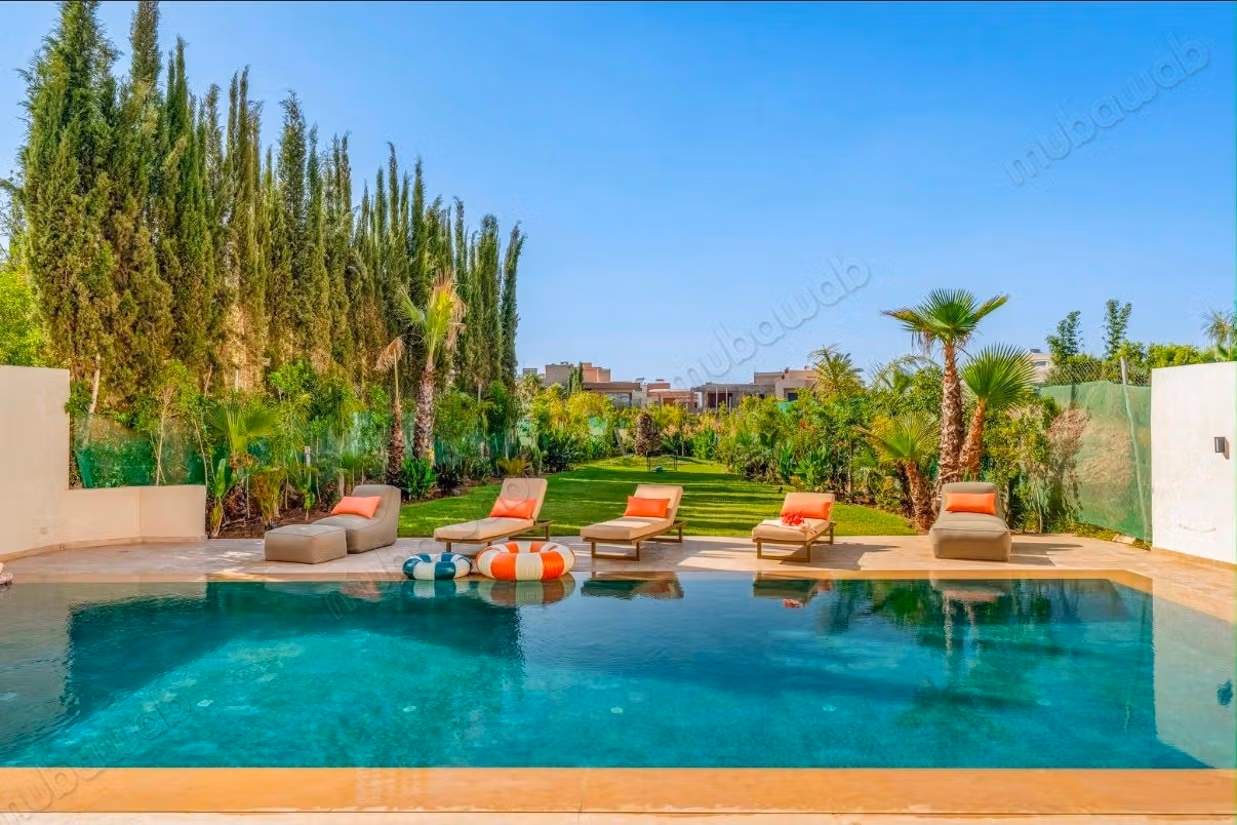Villa neuve 3 façades – argan golf marrakech