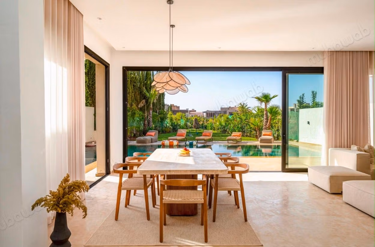 Villa neuve 3 façades – argan golf marrakech