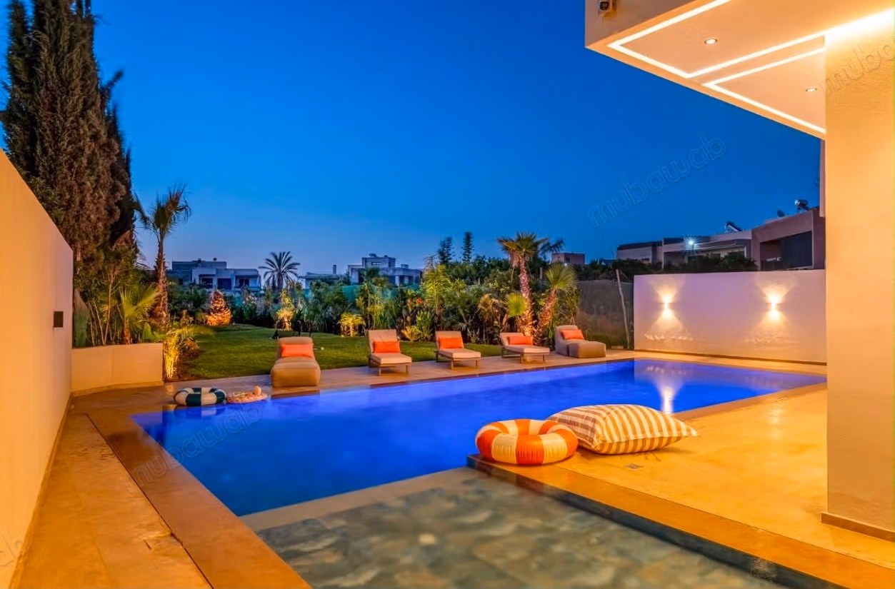 Villa neuve 3 façades – argan golf marrakech