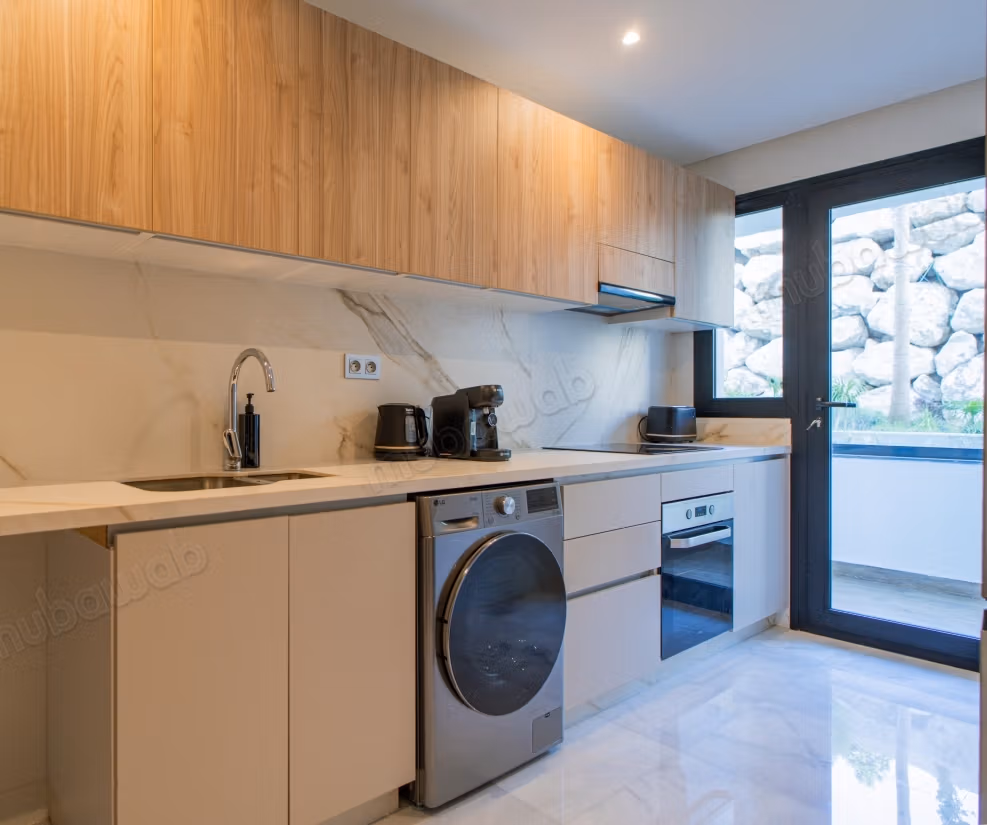 Appartement te huur in Port Tanger stad. 2 mooie slaapkamers. Goed ingericht