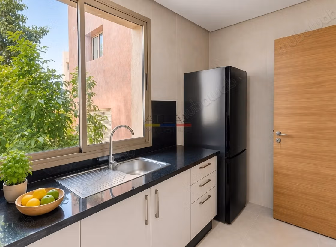 Appartement avec terrasse, jardin et piscine