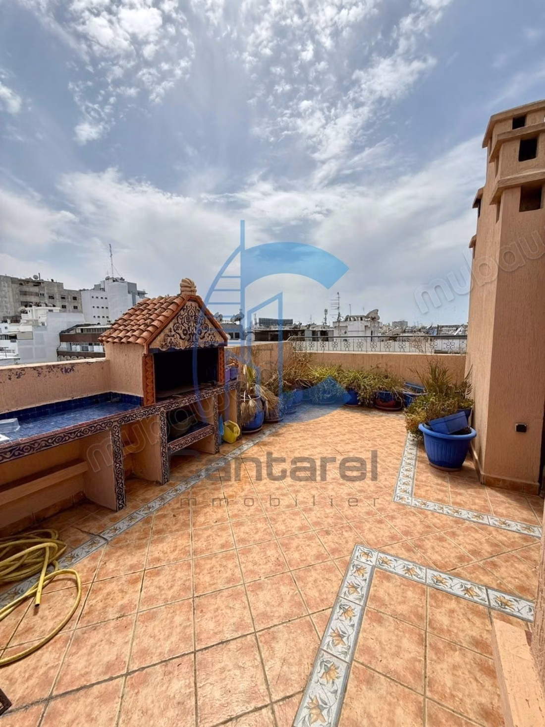 À louer appartement avec grande terrasse racine