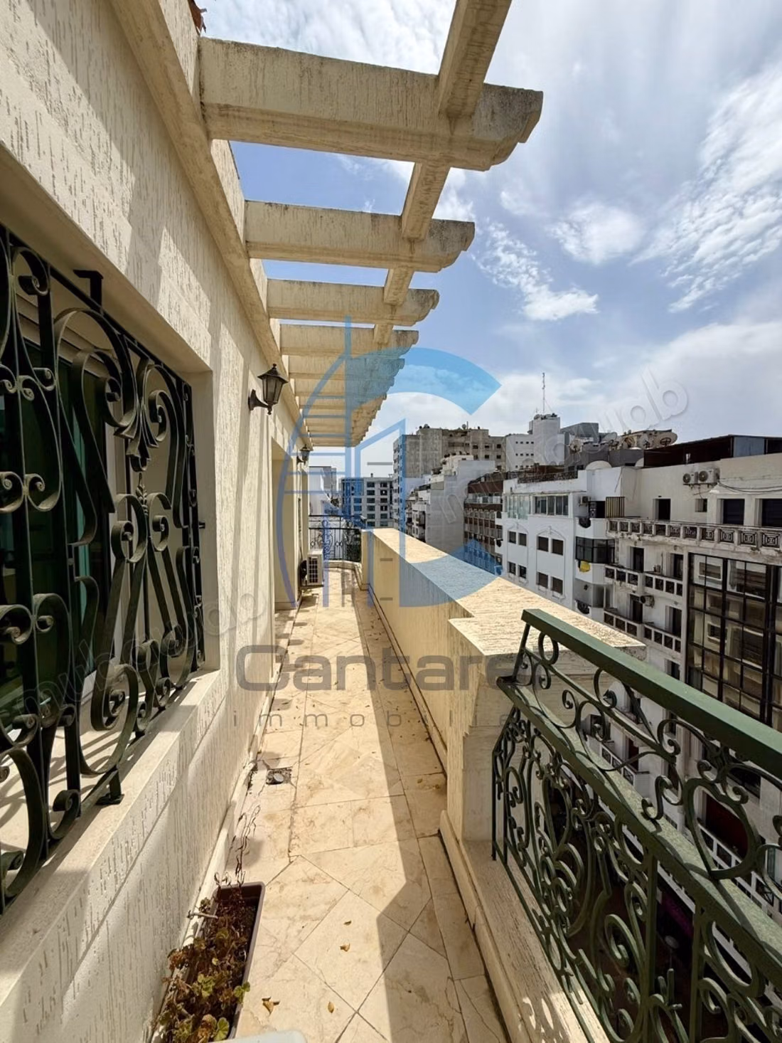 À louer appartement avec grande terrasse racine