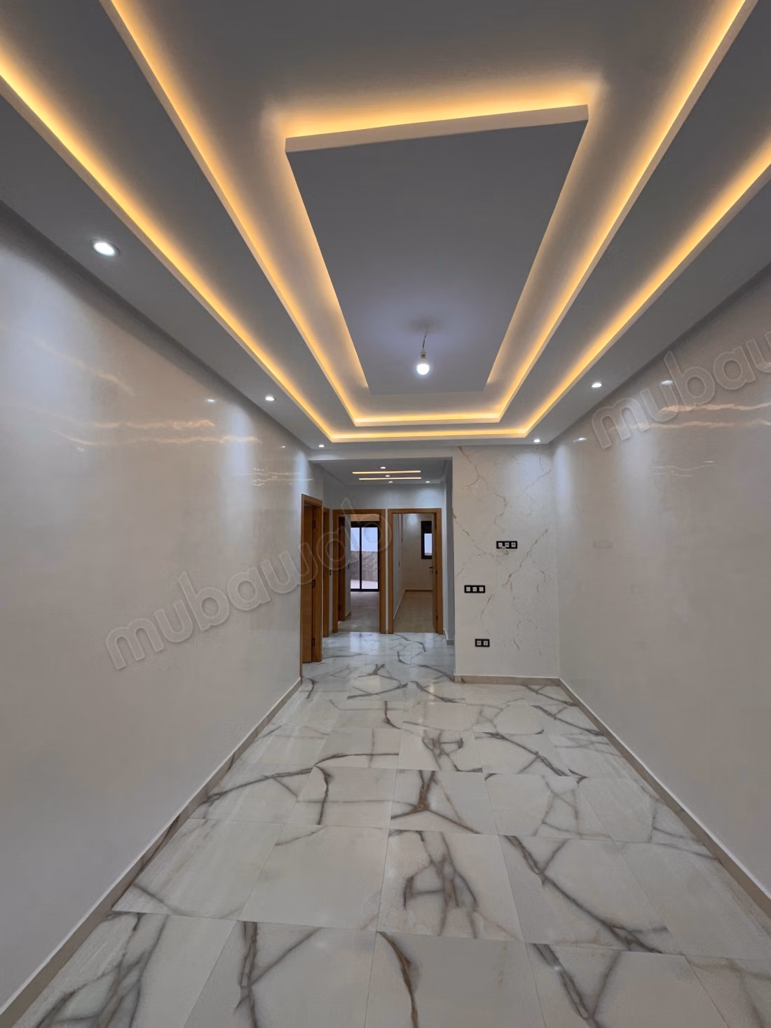 Bel appartement à vendre à Plage Oued Cherrat. Surface de 74 m². Vue mer imprenable, porte blindée