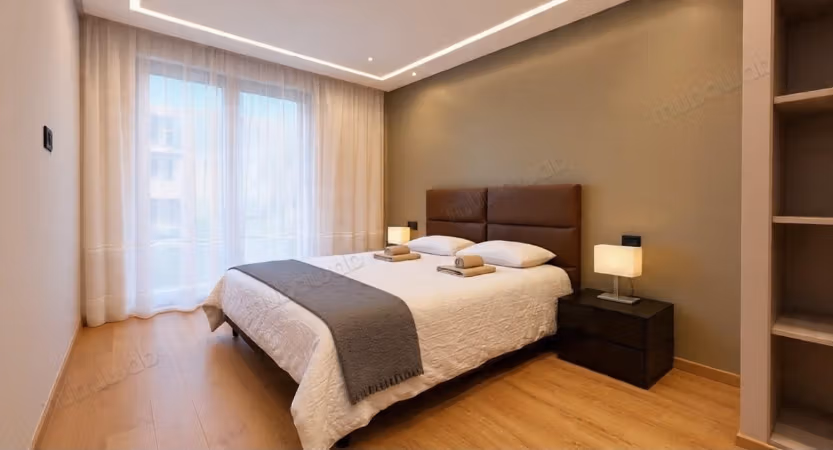 Louez cet appartement dans la ville financière de Casablanca. 5 grands espaces de vie. Unité de stockage