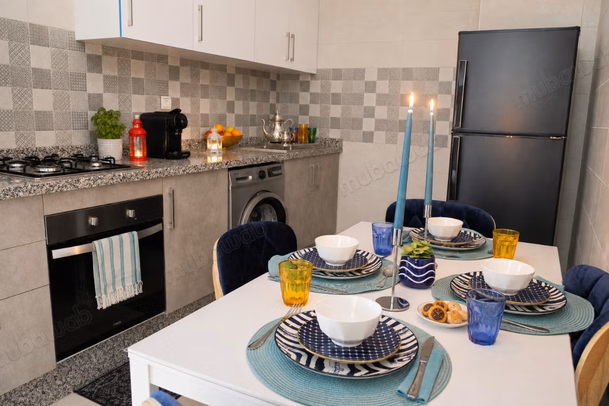 Appartement meublé 3 ch — Résidence près lac rahra