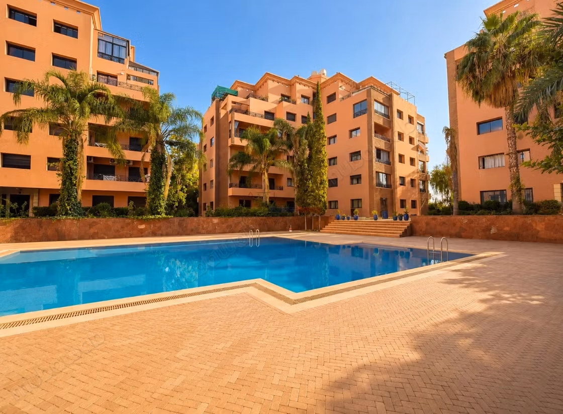 Appartement terrasse piscine Hivernage
