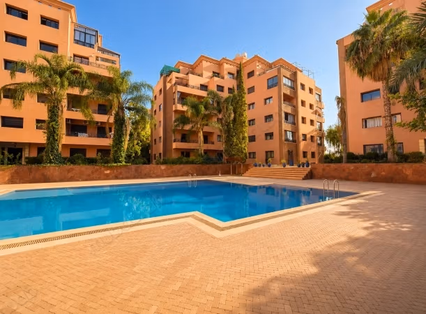 Appartement terrasse piscine Hivernage