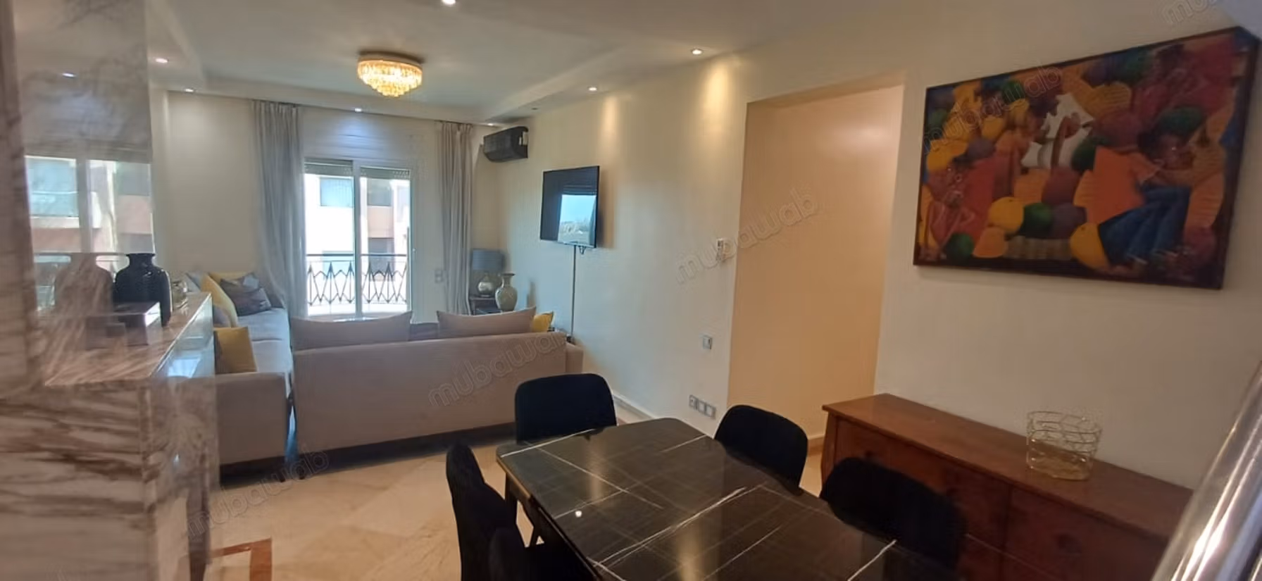 Appartamento eccezionale arredato in affitto a Gueliz