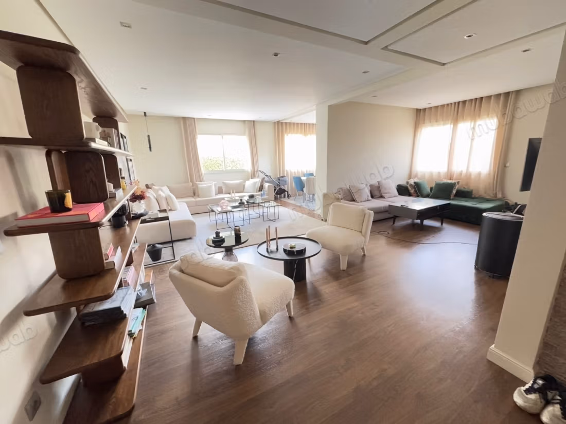 Location d’un superbe rez de jardin vide à Prestigia 
Bouskoura