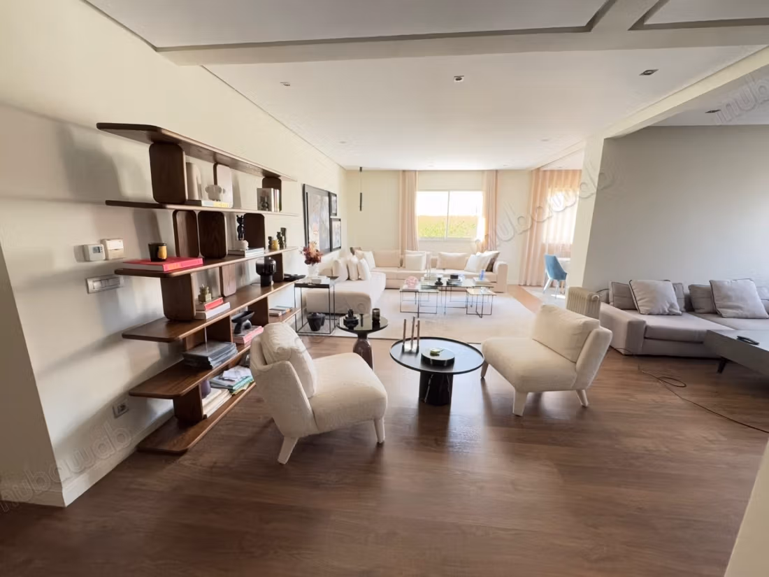 Location d’un superbe rez de jardin vide à Prestigia 
Bouskoura