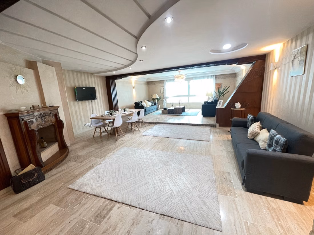 Very large family apartment for rent, furnished with 3 bedrooms on Ghandi Boulevard