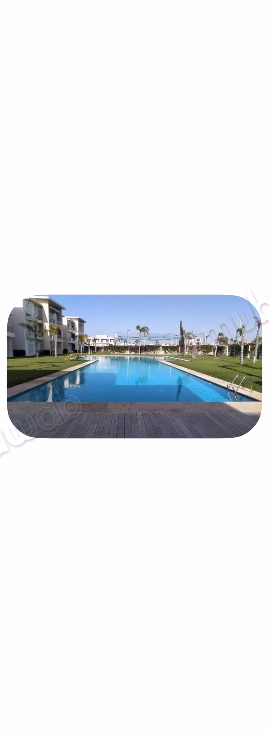 Holiday apartment for rent in Sidi Rahal. 3 comfortable rooms. Terrace and garden