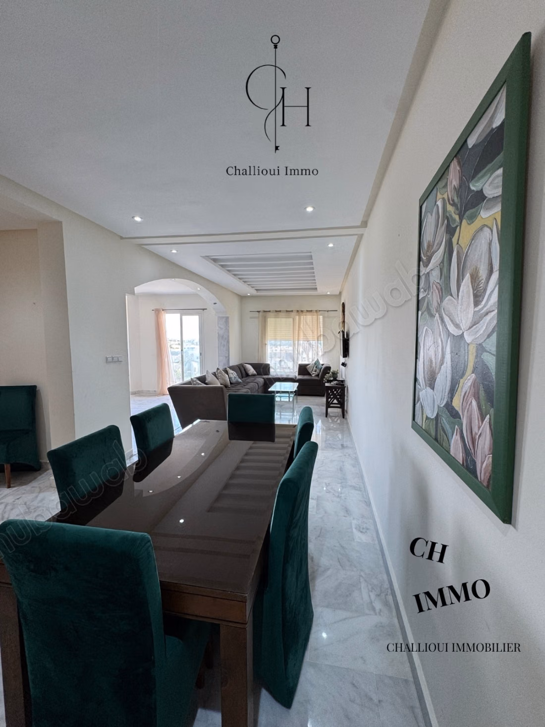 Apartment for rent in Harhoura with sea view