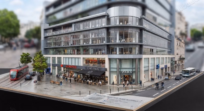 Terrain angle en vente à Tantonville. 
Surface de 432 m²