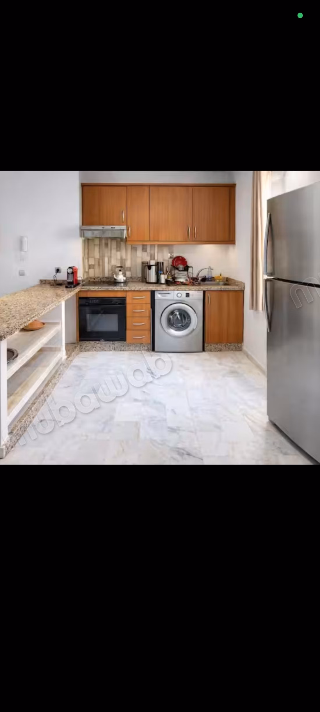 Superbe appartement à louer à Guéliz. 
Surface totale 60 m². 
Meublé