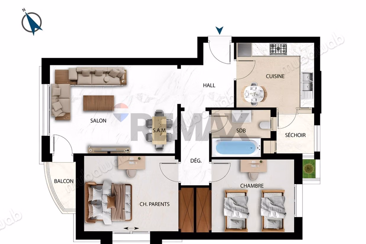 For Sale Apartment S2 in Mourouj 6