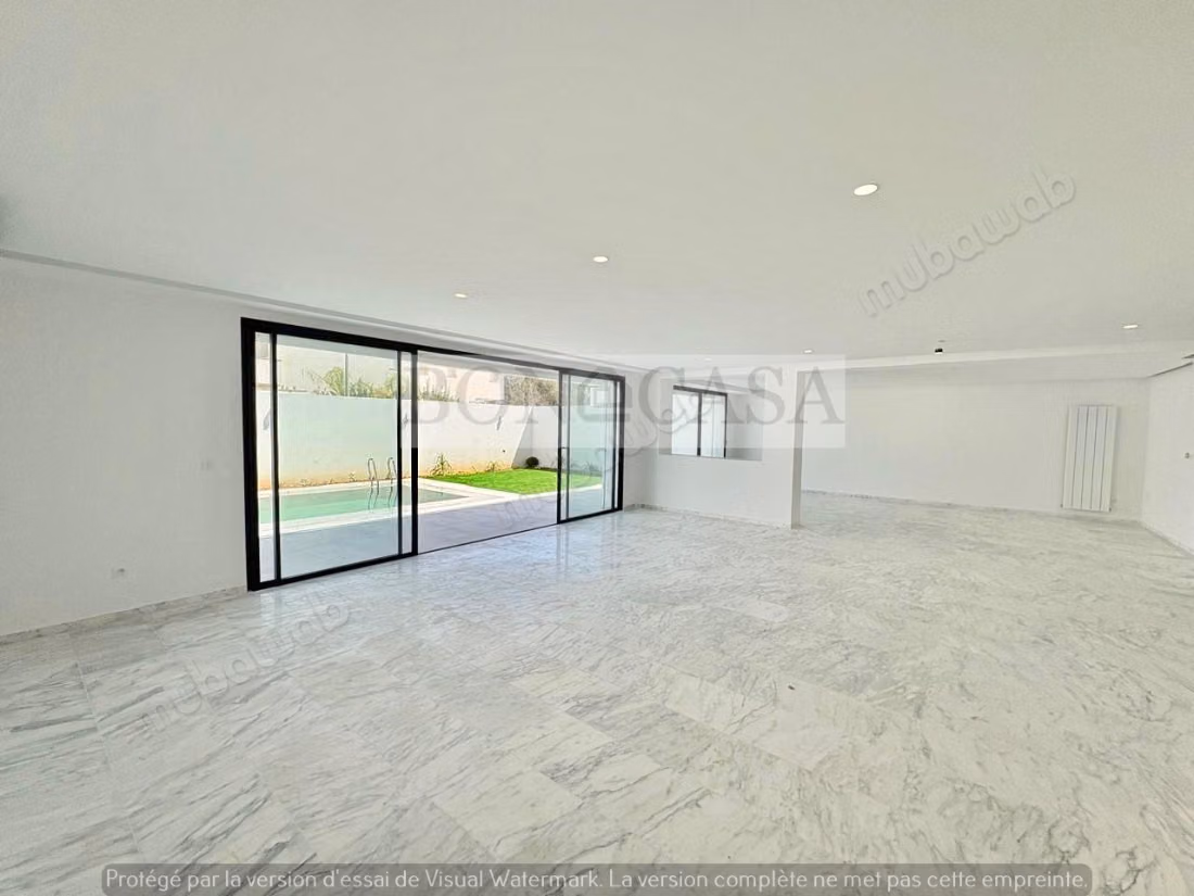 Villa S4 neuve à louer à Gammarth