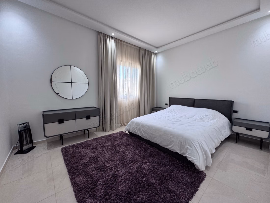 Luxurious villa for rent in El Menzeh. Total area 450 m². Furnished