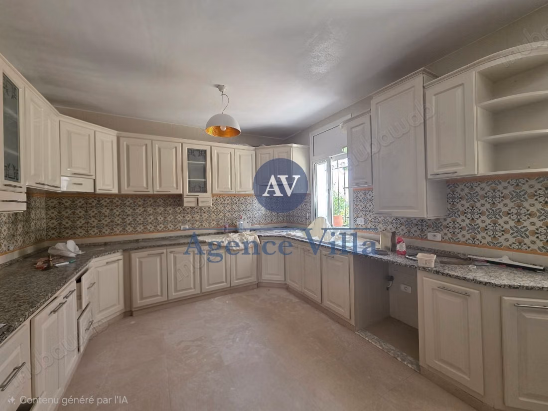 For rent a ground floor S3 in El Aouina
