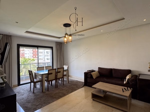Rental of a modern furnished apartment with a view of the pool