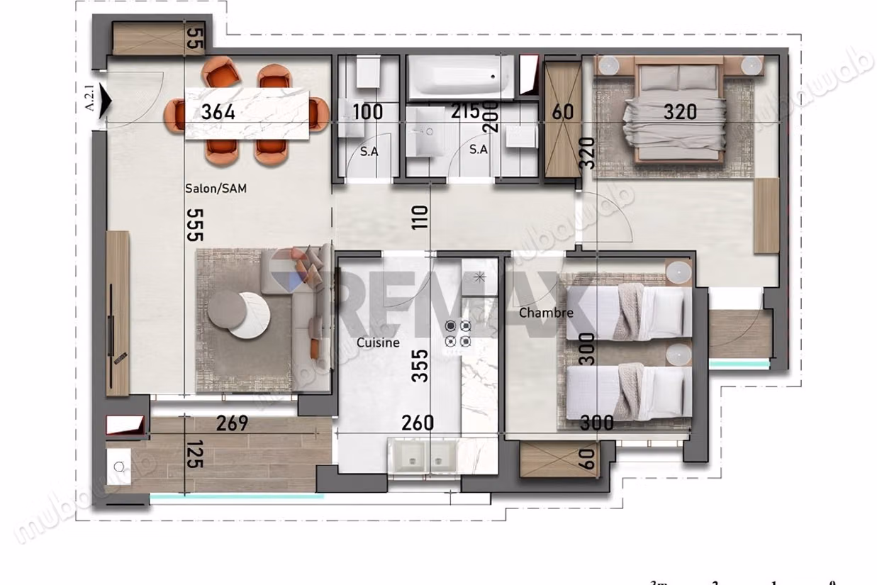 In Vendita Appartamento S2 a Jardini di Cartagine