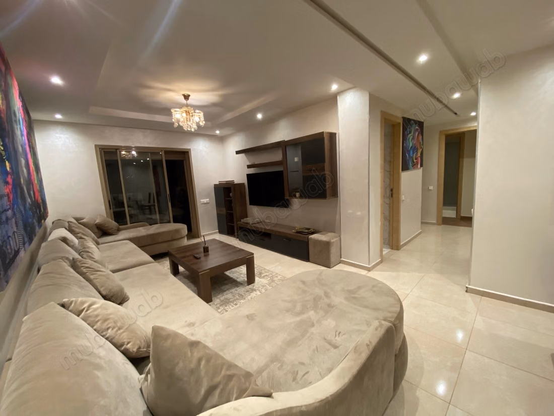 Appartement à louer dans le Jardin de l'Atlas. Surface totale 70 m². Meublé