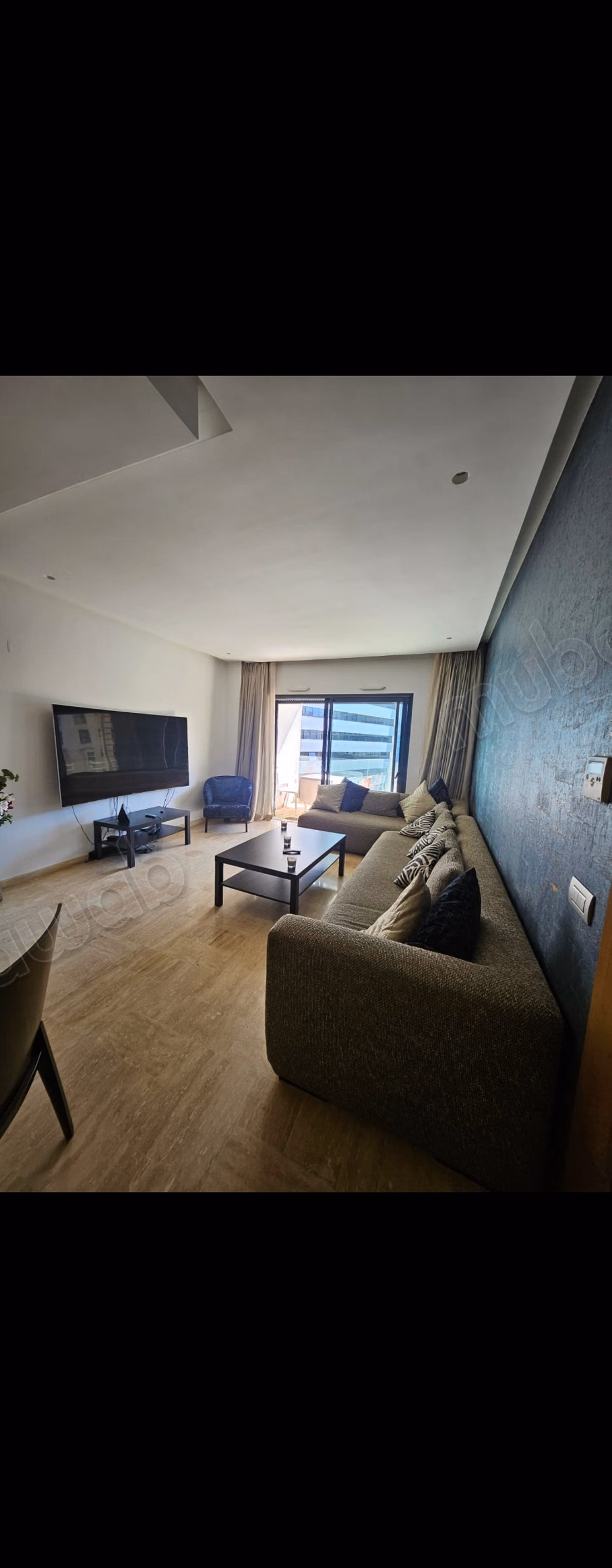 Appartement meublé à louer à Casablanca Finance City. 2 chambres. Très bien meublé