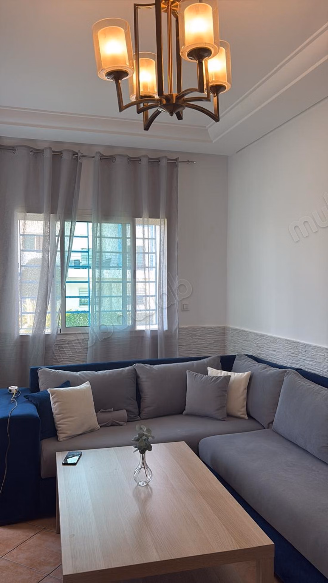 Appartement à louer à Capo Negro. Surface totale 100 m². Meublé