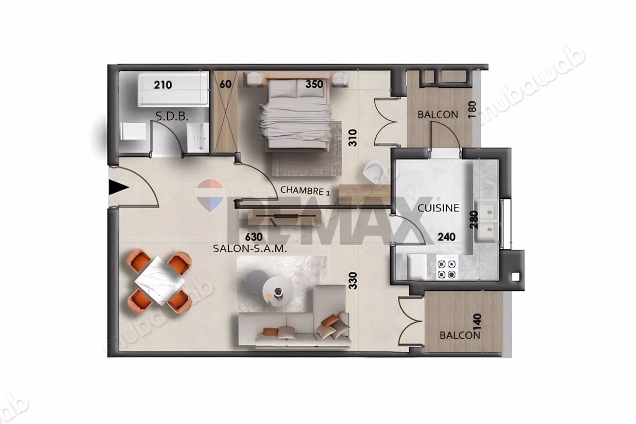 For Sale S1 Apartment in Mourouj 5