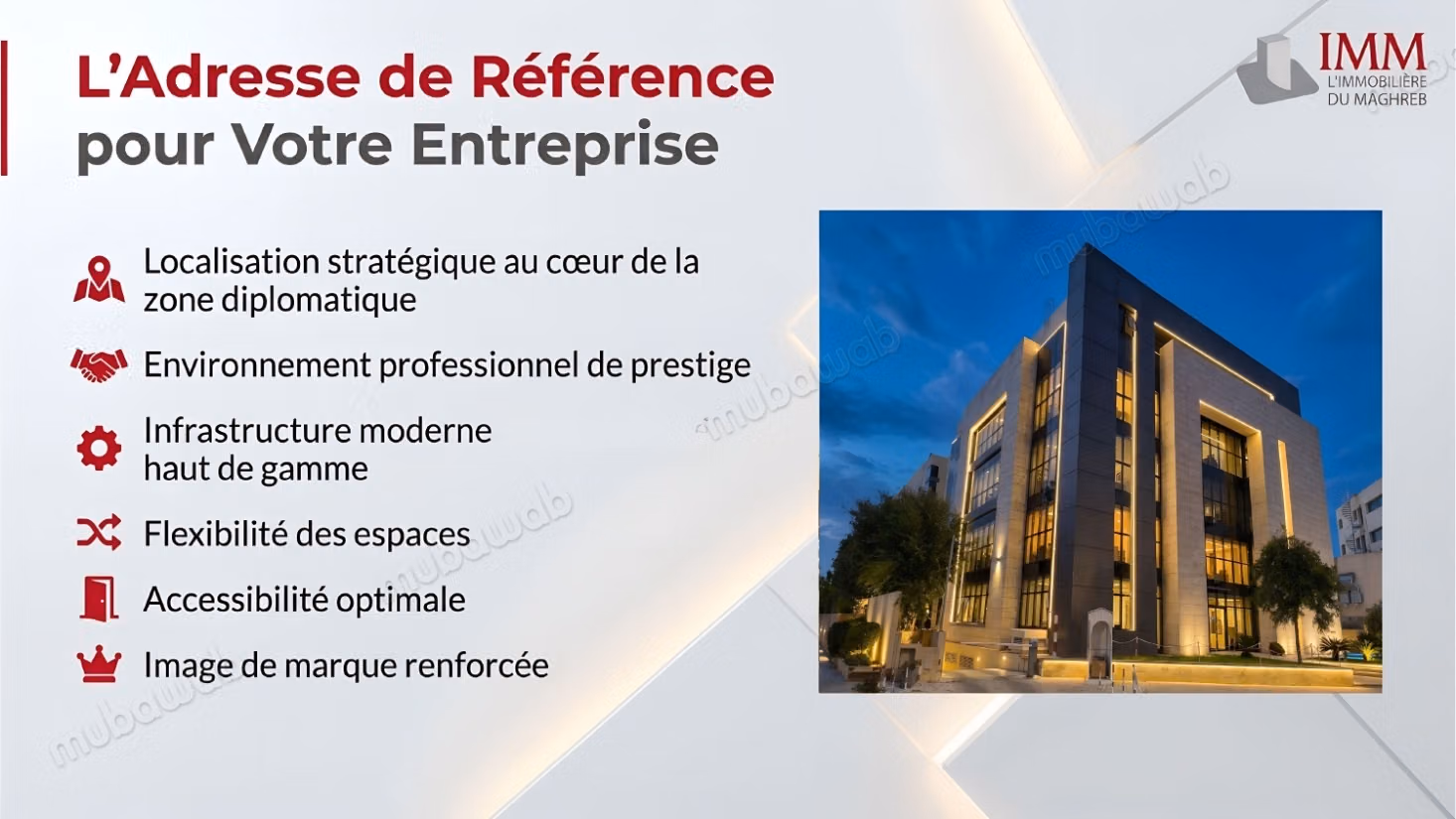 Bureaux RDC et Mezzanine a louer Lac 2